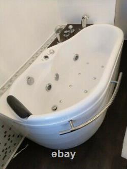 13 Jet Jacuzzi Whirlpool Bath Massage Spa Space Saver 150cm Long Mixer Tap Light