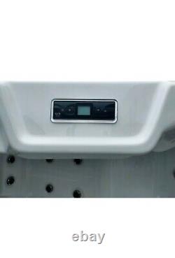 13amp Hot Tub Plug & Play 6 Person Spa Black Trident Bluetooth & Lights SALE