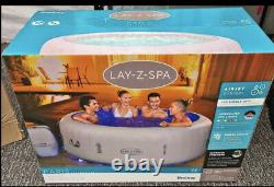 2021 Lay Z Spa PARIS 4-6 Person Hot Tub Freeze Shield LED LIGHTS
