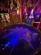 220cm King Size External Wood Fired Hot Tub +jets Or Air + Led + Eco Spa Cover