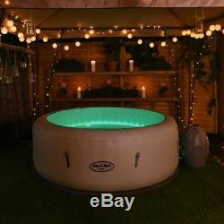 24 HR Lay Z Spa Paris Hot Tub with LED Lights 4-6 People, like Vegas, Miami
