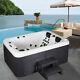 3 Person Whirlpool Bath Jacuzzi Led Light Computer Control Halloween Spa Outdoor