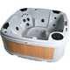 5-person Luxury Spa Hot Tub With Led Lights, Digital Control & Energy Saving