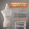 700gsm Bamboo Luxury Bath Towel Super Soft Natural Eco Bath Towel Set Packs 2- 6