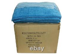 96 Case Microfiber 300GSM Professional 20x28 Salon Towels Light Blue