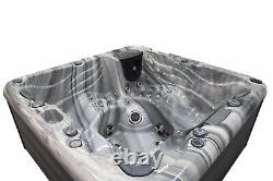 Aria 5 Person Hot Tub-61 Jets Luxury Spa Whirlpool-bluetooth-rrp £7399