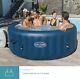 Brand New Lay Z Spa Milan 6 Person Smart Hot Tub Round Lazy Blue Complete 2021