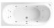 Beaufort Biscay Lh 1600 X 725 Mm J Shaped De Whirlpool Bath 12 Jets With Panel