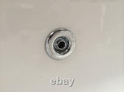 Beaufort Biscay LH 1700 x 800 mm J Shaped DE Whirlpool Bath 12 jets with panel