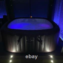 Bestway Lay-Z-Spa Maldives Hydrojet Pro Hot Tub, LED Lights And Thermal Cover