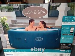 Bestway Lay-Z-Spa Milan Inflatable Hot Tub 6 Person Capacity Brand New Model