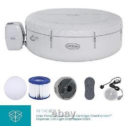 Bestway Lay-Z-Spa Paris AirJet 4 to 6 Person Inflatable Hot Tub Open Box