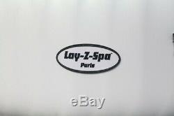 Bestway Lay-Z-Spa Paris AirJet Inflatable Hot Tub with LED Lights for 4-6