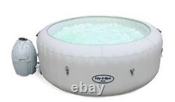 Bestway Lay-Z-Spa Paris Hot Tub with LED Lights, Remote, 87 Massage Air Jets