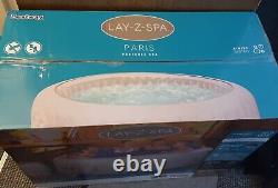 Bestway Layz Spa Paris Inflatable Hot Tub 2022 Sits 4-6 New Freeze Shield Pump