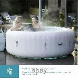 Bestway Layz Spa Paris Inflatable Hot Tub 2022 Sits 4-6 New Freeze Shield Pump