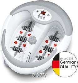 Beurer FB50 Foot Spa With Water Heater, Footbath Infrared Light Grey