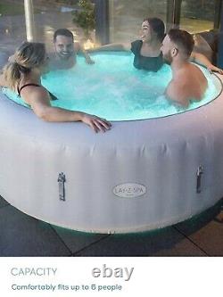 Brand NEW Lay Z Spa PARIS 4-6 Person Hot Tub LED Lights Freeze Shield Tech 2021