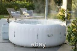 Brand NEW Lay Z Spa PARIS 6 Person Hot Tub LED Lights 7 Colours Lazy spa