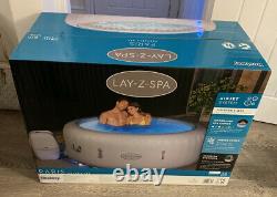 Brand NEW Lay Z Spa PARIS LED 4-6 Person LED LIGHTS Inflatable Hot Tub 2021 Lazy