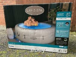 Brand New Lay-z Spa Paris 6 Person Hot Tub With Led Lights 2021 Version