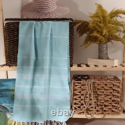 Bulk Turkish Towels Pack of 6 Peshtemal for Spa, Beach, Bath, Hammam Towels