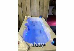 Canadian Spa Yukon 2 Person 16 Jet Plug & Play Electric Hot Tub with LED Lights