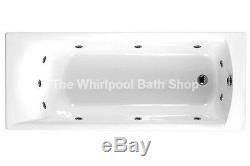 Carron Delta 1400mm 11 Jet Whirlpool Bath Small Jacuzzi Spa + Free LED Light