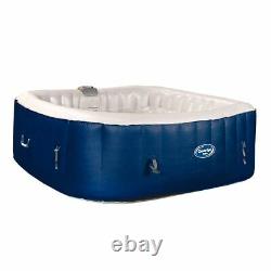 CleverSpa Belize 4-6 Person Inflatable Hot Tub LED Lights Lazy Spa FREE DELIVERY