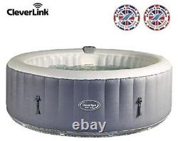 Clever Spa Monte Carlo Hot Tub New Heater, Cover, Remote Colour Change Low Use