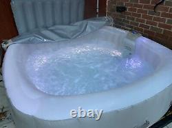 Clever Spa Paradisio Inflatable Square LED Hot Tub Boxed Massive Bundle