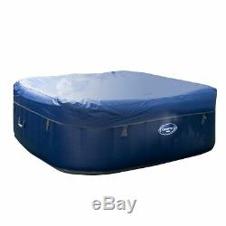 Cleverspa Belize 6 Person Inflatable Hot Tub With LED Lights Like Lay-Z Spa