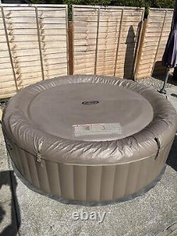 Complete Intex Pure Spa 6 Person Bubble Massage Hot Tub Package Including Spares