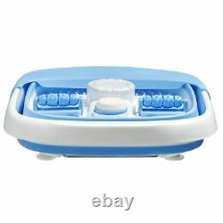 Durable Foot Spa Bath Motorized Blue Massager withHeat Red Light