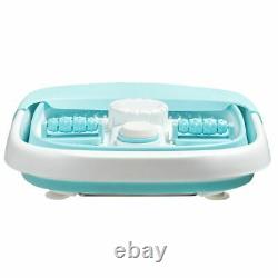 Durable Foot Spa Bath Motorized Green Massager withHeat Red Light