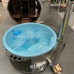 ELITE type 225cm size Wood Fired Hot Tub Hydro OR Air bubbles LED SPA cover