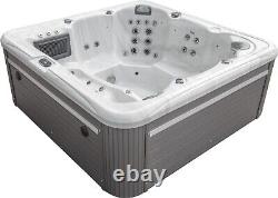 Ex Demo Malibu 6 Seat Luxury Hot Tub American Balboa 32amp Spa Light Music Stock