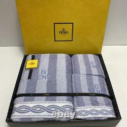 FENDI Towel Set Towel Gift Zucca New Pattern Wash Light Sheets Hand Cotton Japan