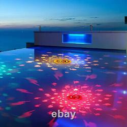 Fishing Style Floating RGB LED Disco Light Swimming Pool Light Hot Tub Spa Lamp