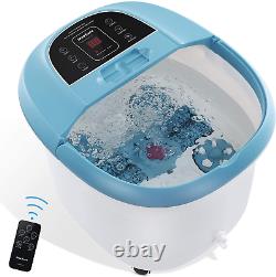 Foot Bath Spa Massager with Wireless Remote Control and 8 Electric Shiatsu Foot