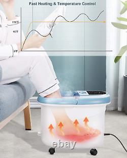 Foot Bath Spa Massager with Wireless Remote Control and 8 Electric Shiatsu Foot