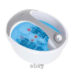 Foot Spa Bath Massager Bubble Vibration Aroma Diffuser Infrared Light Wet Dry HQ