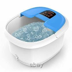 Foot Spa/Bath Massager with Bubbles and Lights Arealer Foot Bath Massager wit