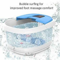 Foot Spa/Bath Massager with Bubbles and Lights Arealer Foot Bath Massager wit