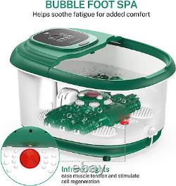 Foot Spa Bath Massager with Heater 3 Automatic Modes and 6 Motorized Massage