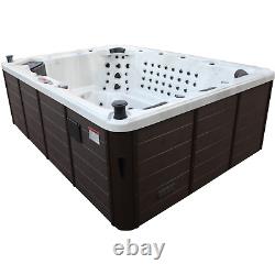 GRAND BEND 94-JET 9-PERSON HOT TUB Aromatherapy LEDs Bluetooth Waterfall