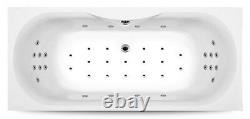 Grace 1700x750mm 42 Flush-jet whirlpool & spa bath with Chromotherapy Lighting