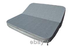 Grey Stock Hot Tub Spa Covers 5-3 inch triple thickness vapour barrier