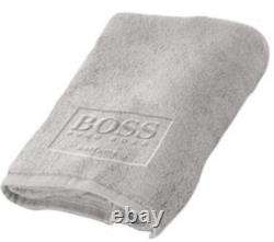HUGO BOSS Hand Towel 100% Cotton Light Grey Designer Rare Brand New FAST P&P WG4