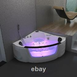 Home Deluxe Whirlpool Corner Bath Bathtub Tub Pool Thermostat Spa Heat